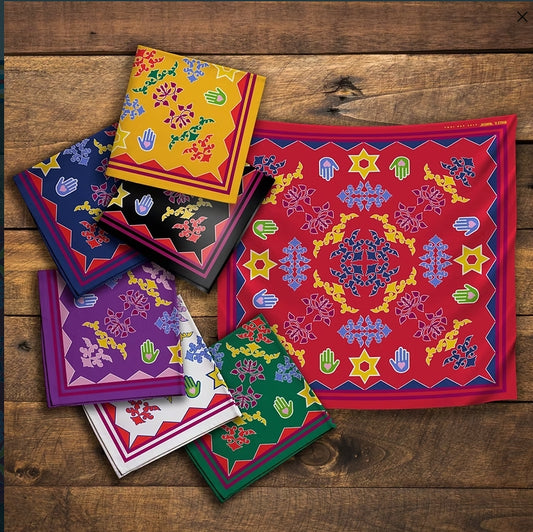 Hinglu Huber (Otoe / Iowa) Designed Cotton Bandanas