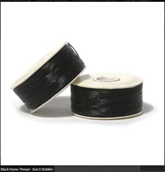 Nymo Thread Size D Bobbin Black