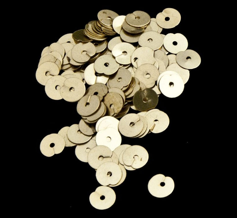 Old Time Brass Sequins 1/4"