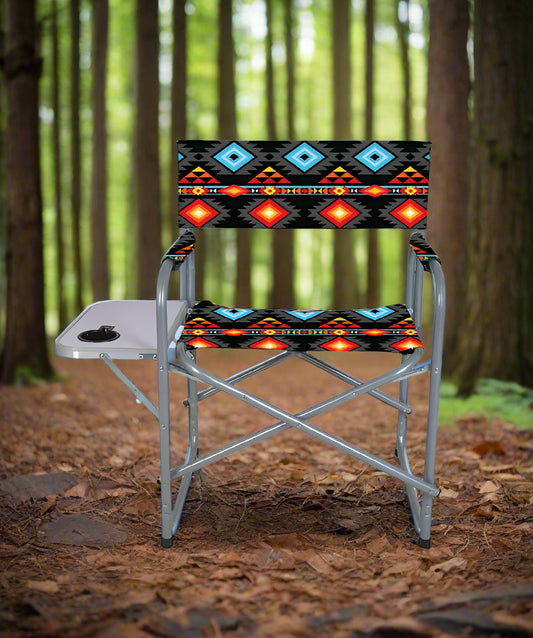 Director's Chair Native Print W/ Table Thunder Spirit