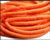 Disc Beads Orange