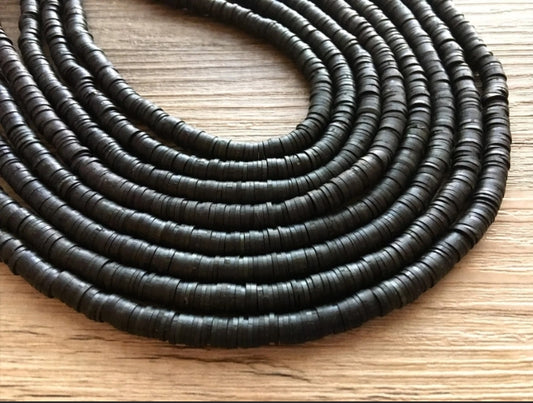 Disc Beads Black 8mm
