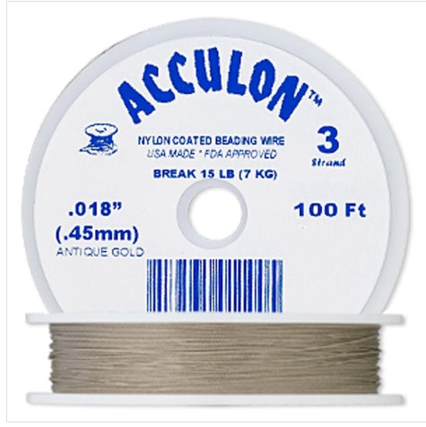 Tiger Wire 3 Strand 100 ft Medium #18