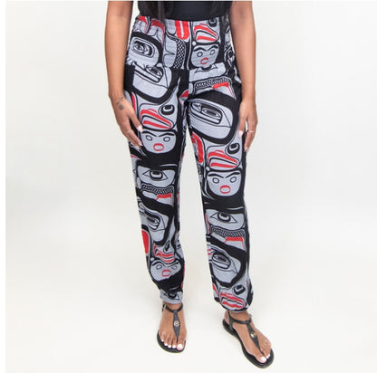 Native Inspired Designed Comfy Pants XL - Eagle Vision
