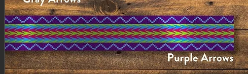 Arrows Ribbon By Teton Purple Arrows