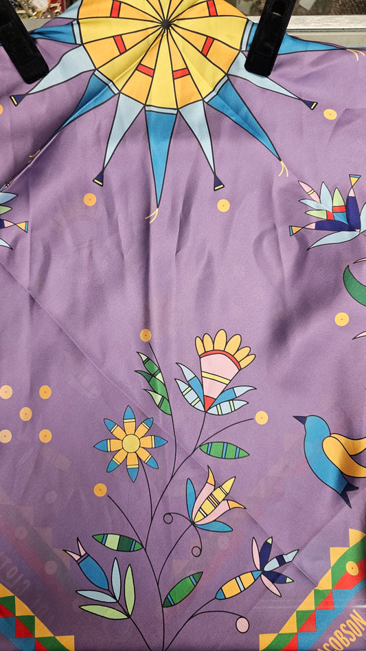 Cole Redhorse Jacobson Designed Satin Scarfs