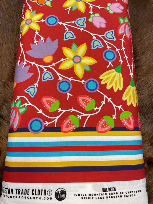 Bill Brien Designed Cotton Fabric 14"