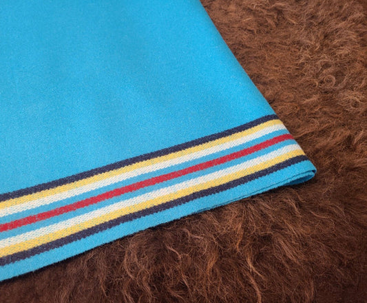 10 Band Broadcloth Turquoise