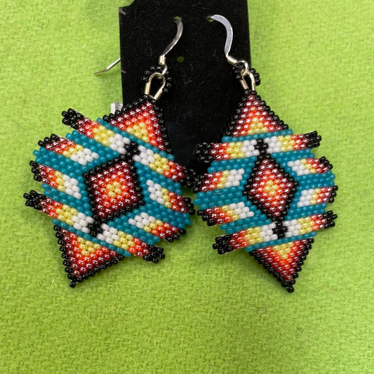 Geometric Triangle Earrings