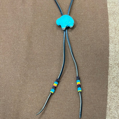 Turquoise Buffalo Bolo Tie