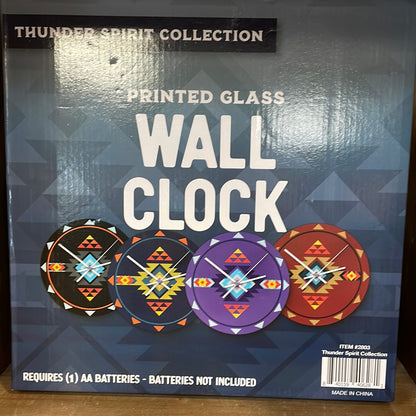 Printed Glass Wall Clock