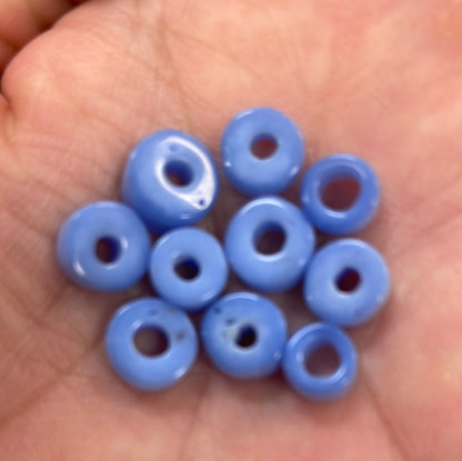 Powder Blue Disc Beads