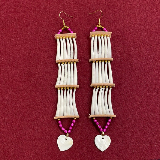 Dentalium Shell Earrings