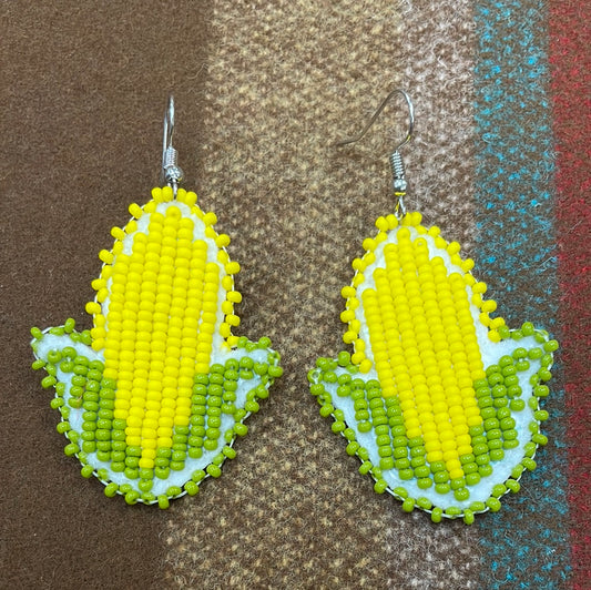 Yellow Corn Earrings