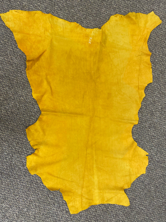 Gold Buckskin Deer Hide