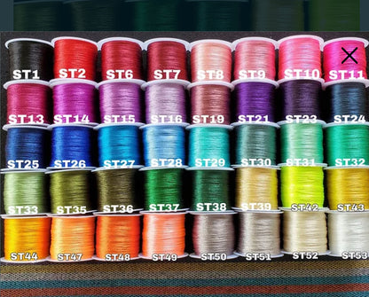 Stacking Thread for Fan Making