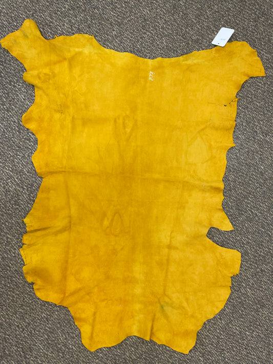 Premium Grade Gold Buckskin Deer Hide