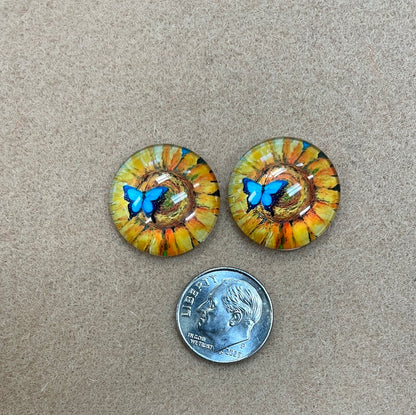 Cabochon Floral Geometric Patterns