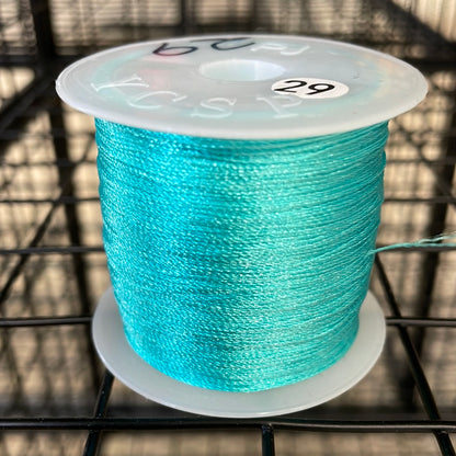 Stacking Thread for Fan Making