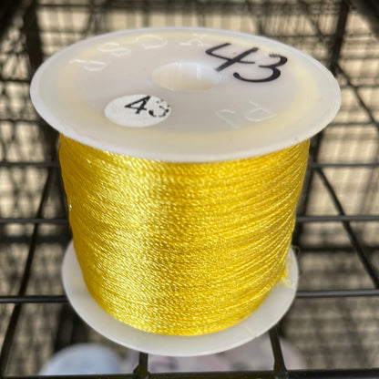 Stacking Thread for Fan Making