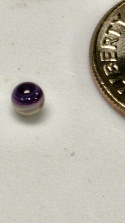 Wampum Round Bead