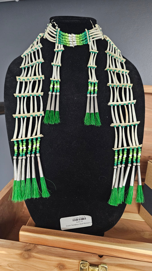 Green Dentalium Shell Women’s 4 pc Set