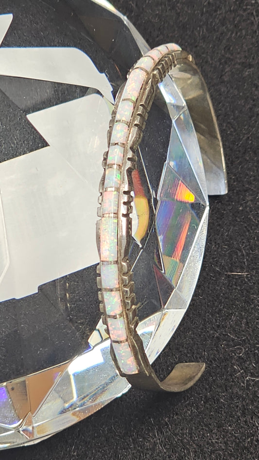 Sterling Silver Bracelet W Opal