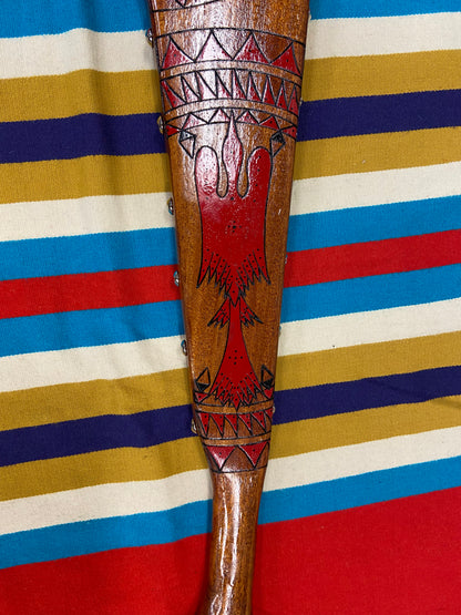 Traditional Waterbird War Club Dance Stick