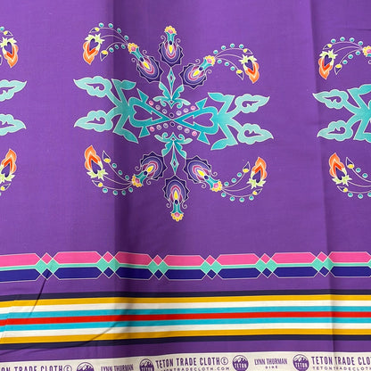 Teton Cotton Fabric Designed By Sophia Lynn Thurman, Diné Prairie Pop