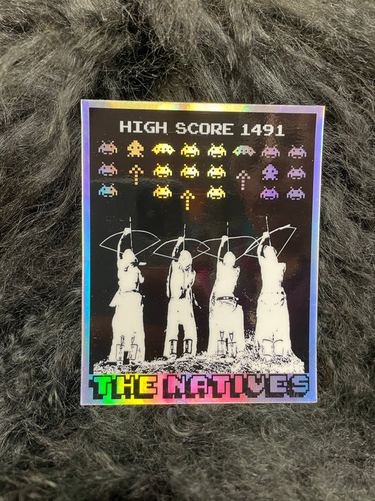 High Score 1491 Sticker