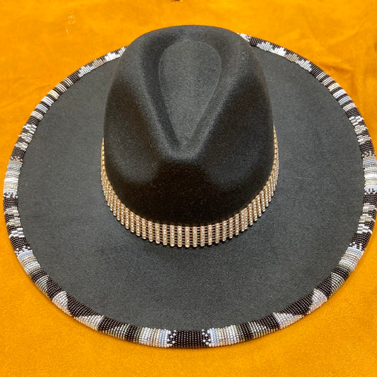 Hat Beaded black