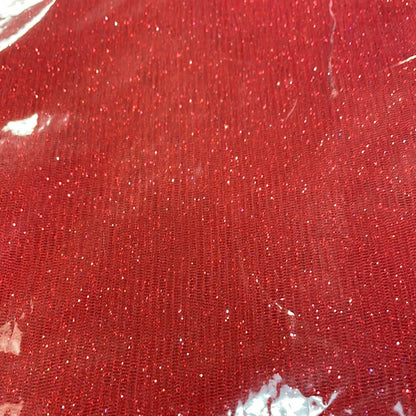 Precut 2 yard red lace overlay