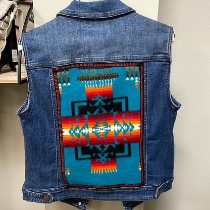 Designed Jean Vest