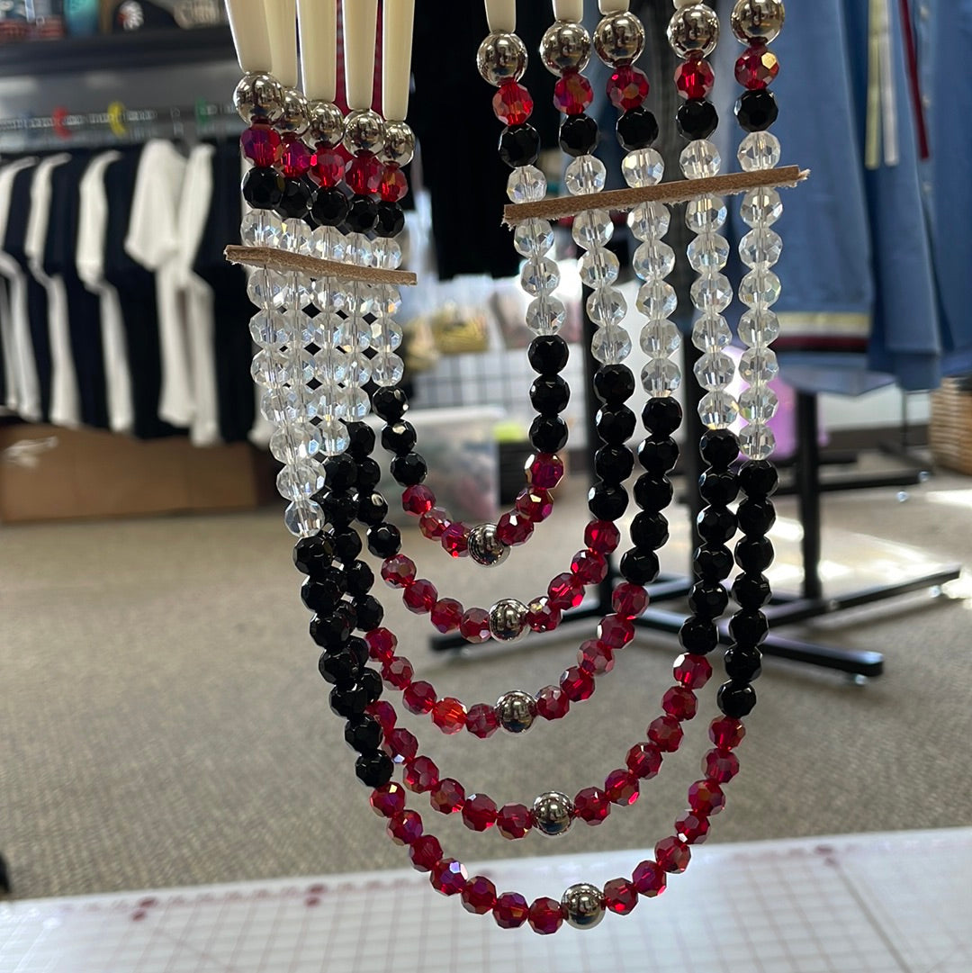 Red&Black Women’s Hang Down Necklace