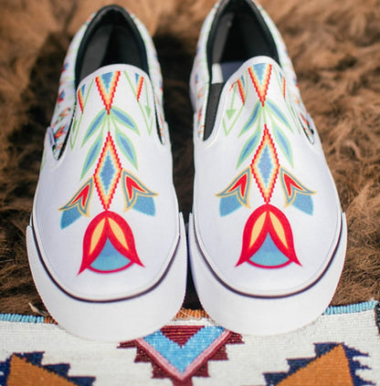 Teton Trade Cloth By Lenape Canvas Shoes By Kira Murillo