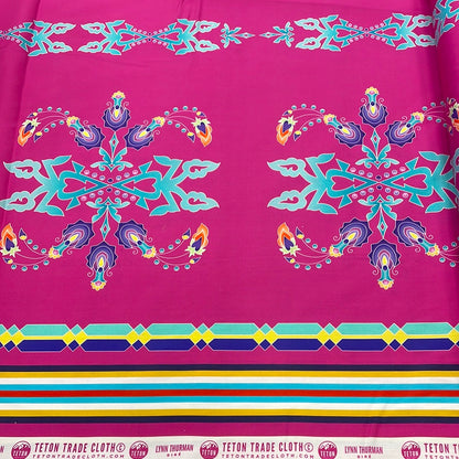 Teton Cotton Fabric Designed By Sophia Lynn Thurman, Diné Prairie Pop