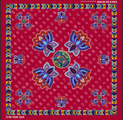 Elias Not Afraid Designed Satin Scarfs