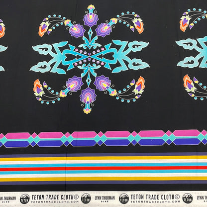 Teton Cotton Fabric Designed By Sophia Lynn Thurman, Diné Prairie Pop