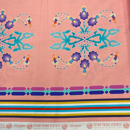 Teton Cotton Fabric Designed By Sophia Lynn Thurman, Diné Prairie Pop