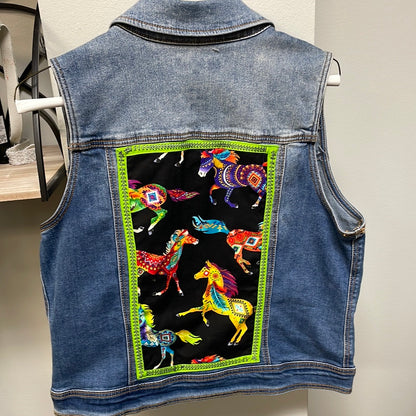 Designed Jean Vest