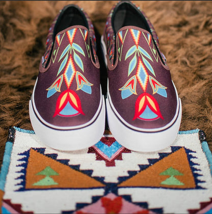 Teton Trade Cloth By Lenape Canvas Shoes By Kira Murillo