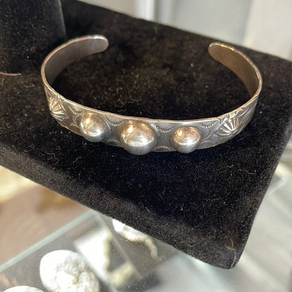 Sterling Silver Stamped Bracelet